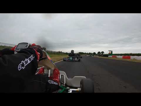 CRASH!! Senior Rotax Max 177 Round 3 Heat 1 Fulbeck June 2021
