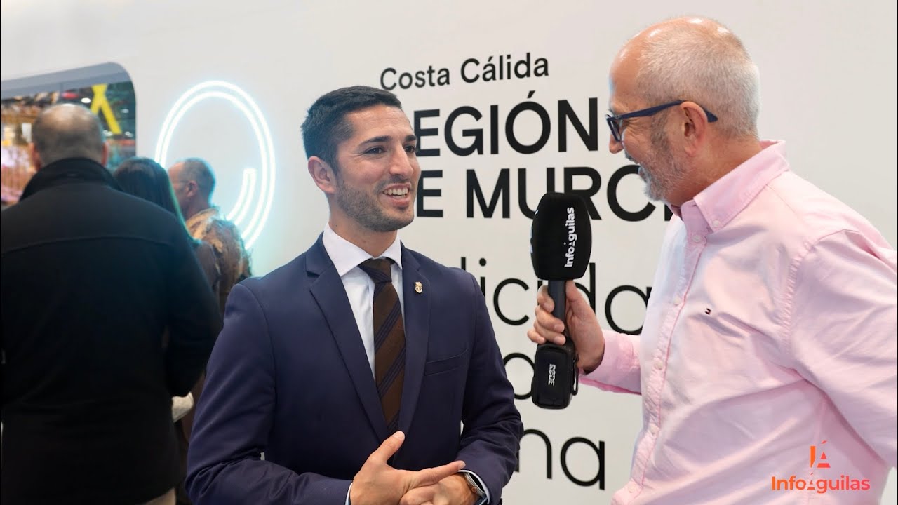 El alcalde de Águilas, Cristóbal Casado, nos habla de la oferta turística que este año se ha presentado en FITUR 2026