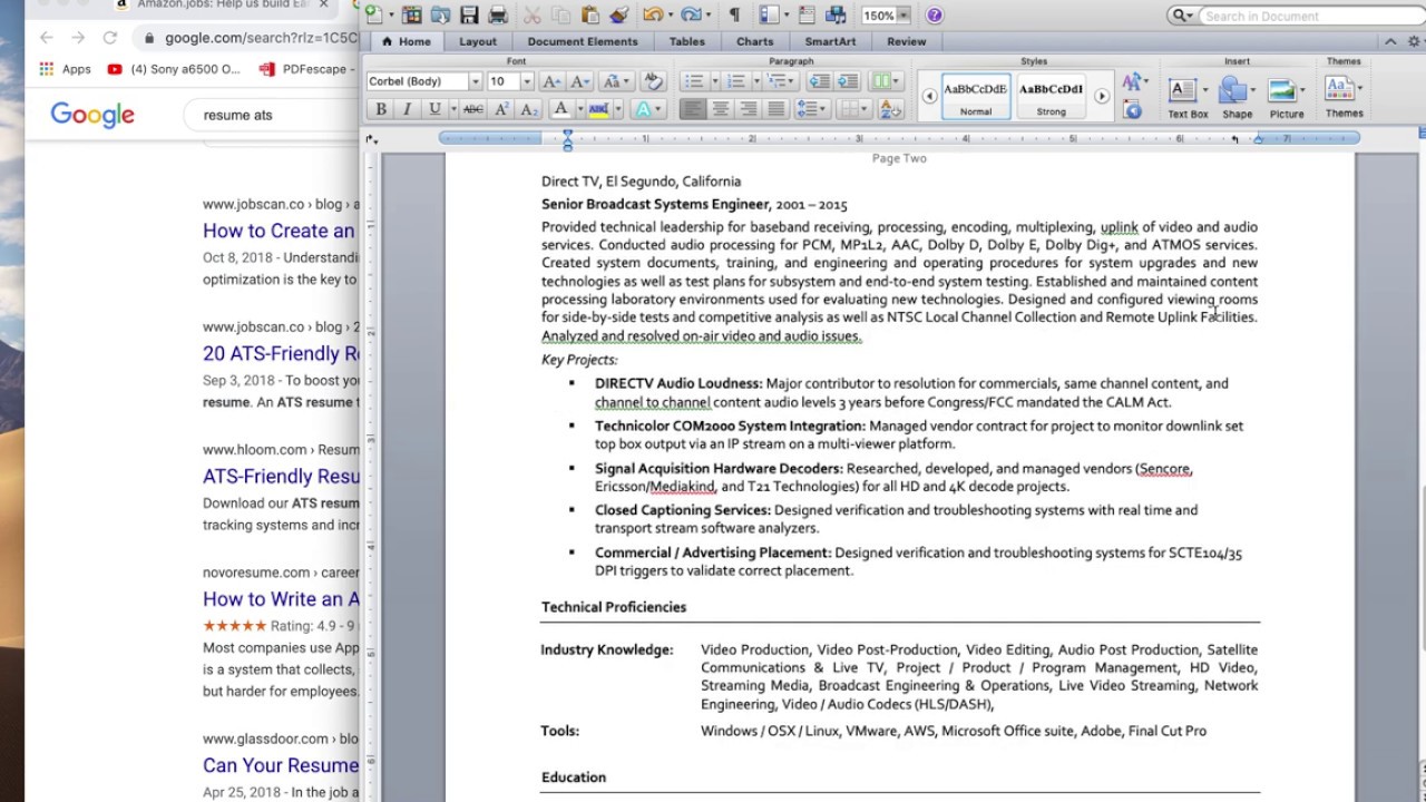 How to beat / get past ATS Applicant Tracking Systems software with your Resume with 1 simple trick