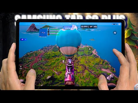 Samsung Galaxy Tab S8 Plus Fortnite Gameplay 2024 | Snapdragon 8 Gen 1