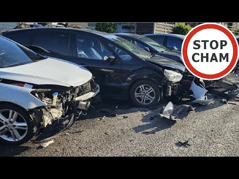 Próba zatrzymania pijanego kierowcy - uszkodził 4 auta #1877 Wasze Filmy
