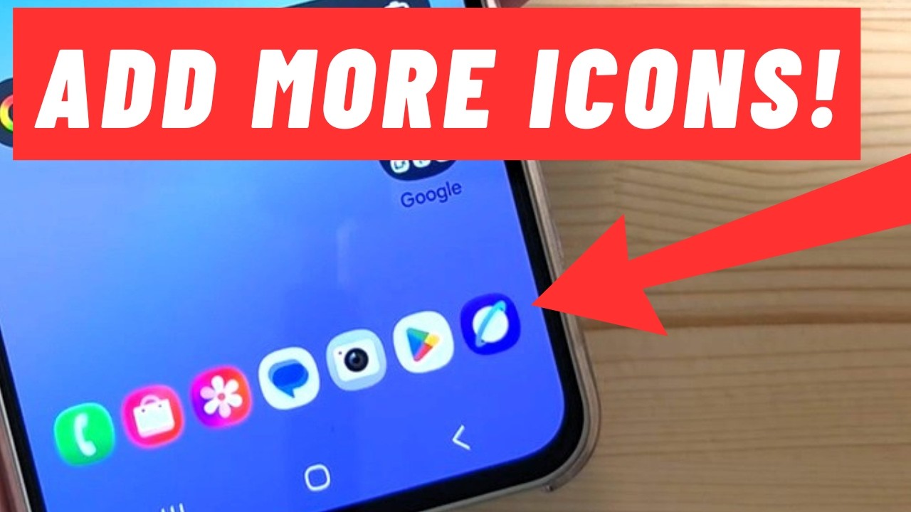 How to Add More Icons to Favorites on Samsung Galaxy