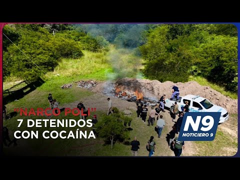 “NARCO POLI” 7 DETENIDOS CON COCAÍNA