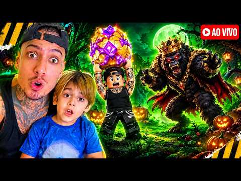 ROUBE UM OVO LENDARIO RETA FINAL DE  HALOOWEEN!!! NO ROBLOX  -VEM JOGAR COM NOS