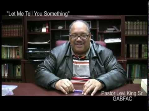 Jross-tv @ Pastor Levi King - "Let Me Tell You Something" - (A True Levite) - www.Jross-tv.com