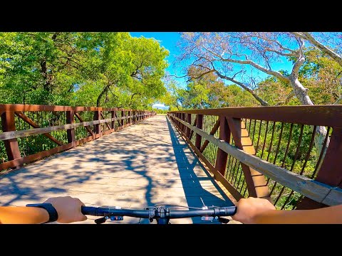 4K Virtual Indoor Cycling Bike Ride Coyote Trail Scenic Route