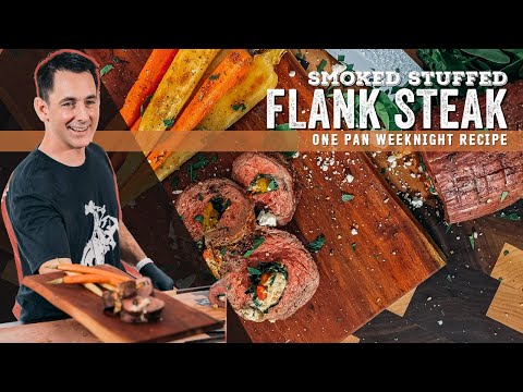 Smoked Stuffed Flank Steak Recipe