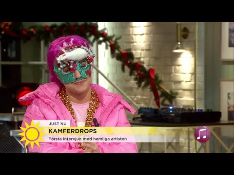 Kamferdrops bakom masken: "Skönt att kunna göra så sjuka saker man vill" - Nyhetsmorgon (T