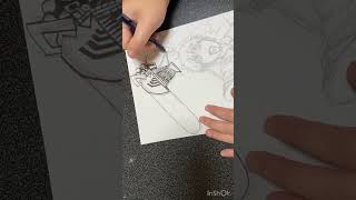 【チェーンソーマン】デンジ、描いてみた。【手描き】