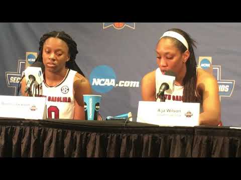 USC’s Bianca Jackson (L) and A’ja Wilson on 2nd half struggles in win over N.C. A&T