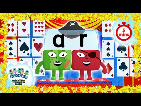 #AntiBullyingMonth Phonics - Letter Teams | Learn to Read | Alphablocks