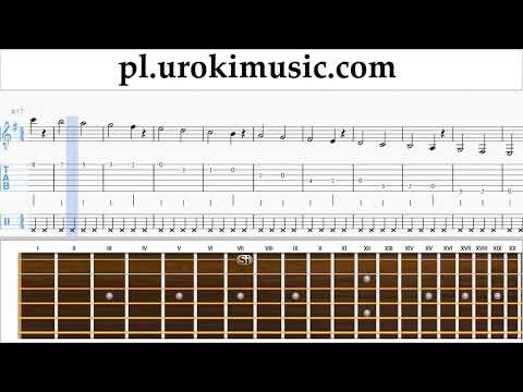 Jak Zagrać Na Gitarze The Pink Panther - Theme Song Tabulatura Lekcje Część 1 Ćwiczenia um-i463