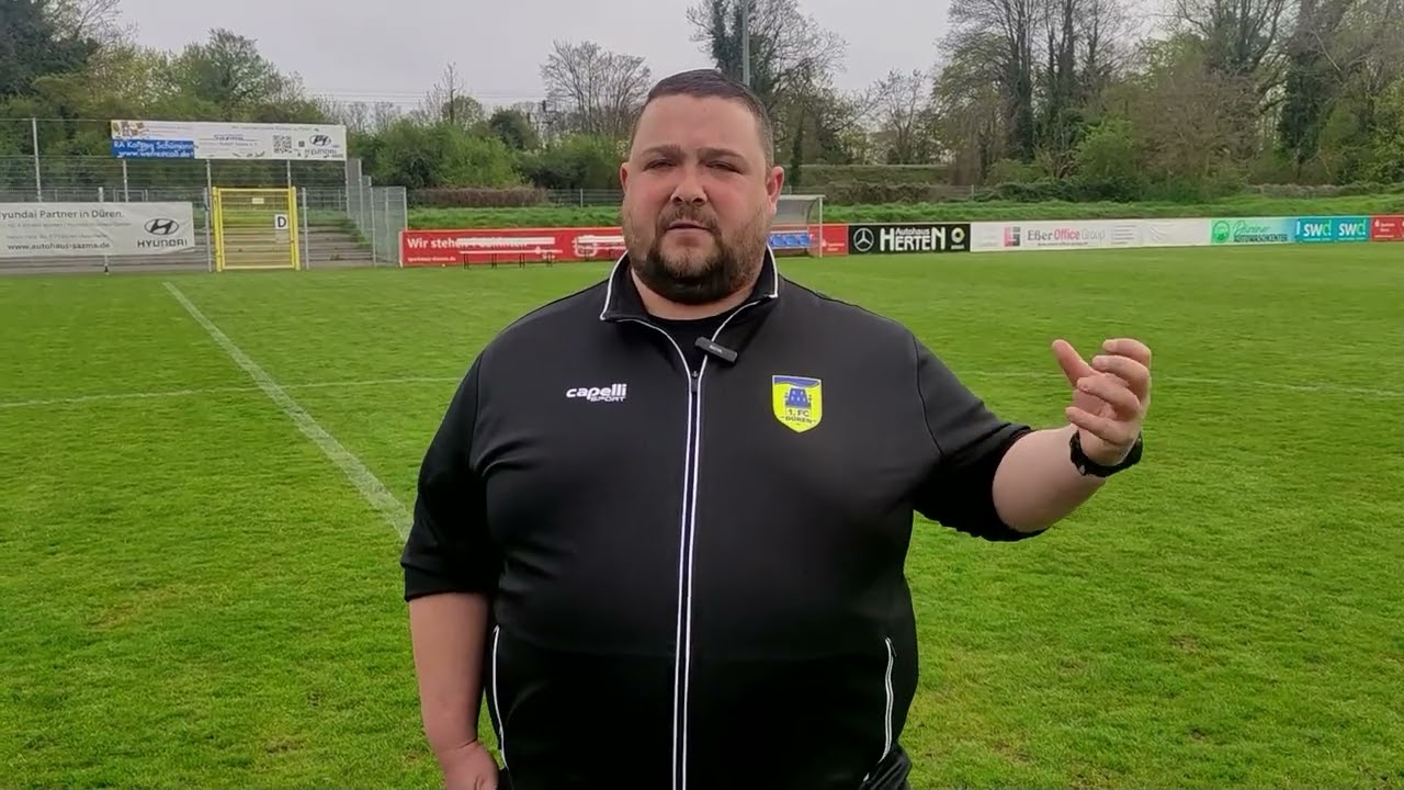  Luca Lausberg – Trainer 1. FC Düren – zuhause gegen den Tabellenführer SV Bergisch Gladbach 09 