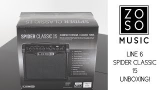 Video thumbnail for Unboxing // Line 6 Spider Classic 15 by Zoso Music Sdn Bhd
