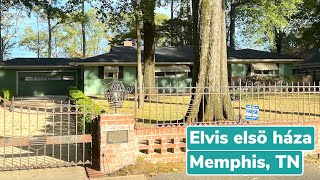Elvis Presley első házához vezettünk Memphis, Tennessee