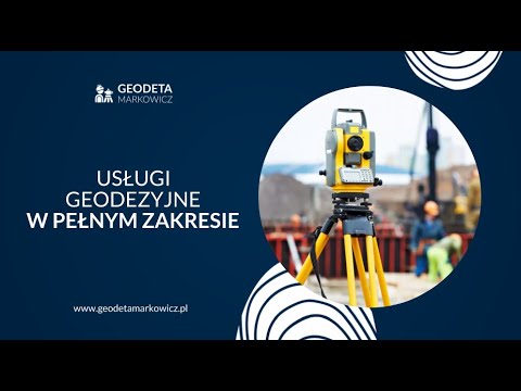 Biuro geodezyjno - gleboznawcze mgr Wojciech Markowicz - video
