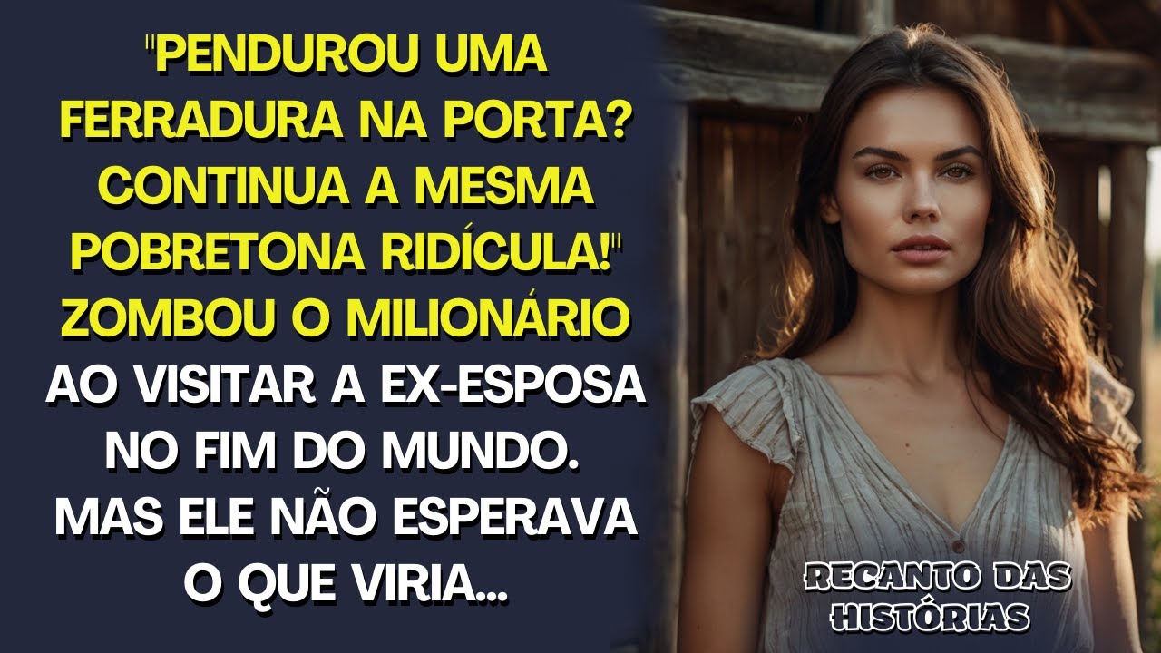 Pendurou a ferradura na porta? Continua a mesma pobretona ridícula!  Rio o ricaço ao visitar a ex…