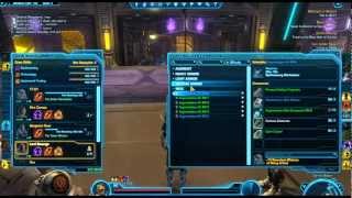 SWTOR - Patch 1.3 Augmentation Kits Guide (Synthweaver)