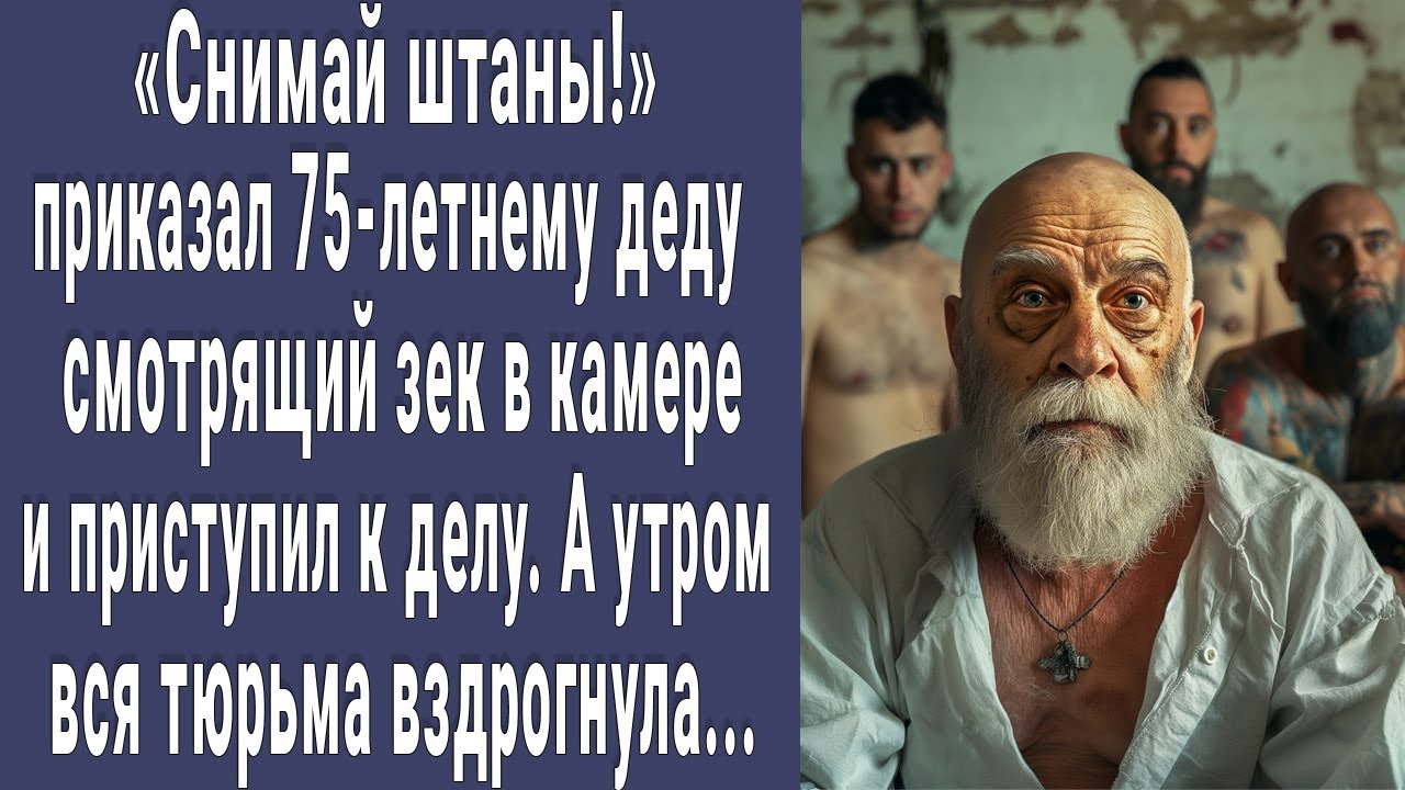 Снимай штаны! приказал 75-летнему деду смотрящий в камере и начал. А утром вся тюрьма вздрогнула...