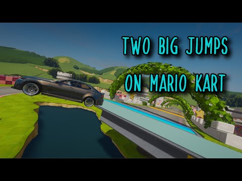 TWO BIG JUMPS ON MARIO KART MAP | GTA5 DRIFT | FiveM
