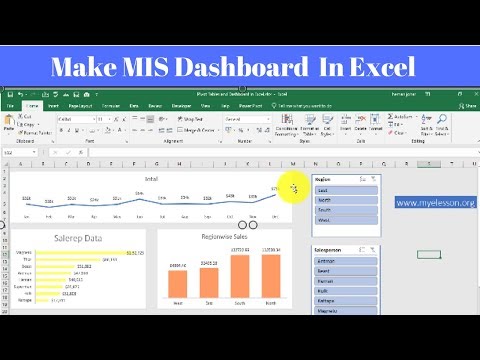 How to Create Dashboard in Excel ☑️