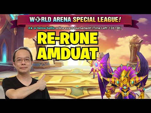 AMDUAT FIRST PICK and I HAVE TO RE-RUNE AMDUAT [Summoners War Reloaded]