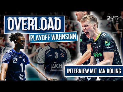VERRÜCKTER PLAYOFF AUFTAKT in der VOLLEYBALL BUNDESLIGA | Dyn Overload