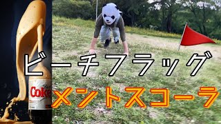 【メントスコーラ×ビーチフラッグ】が楽し過ぎて爆笑！！