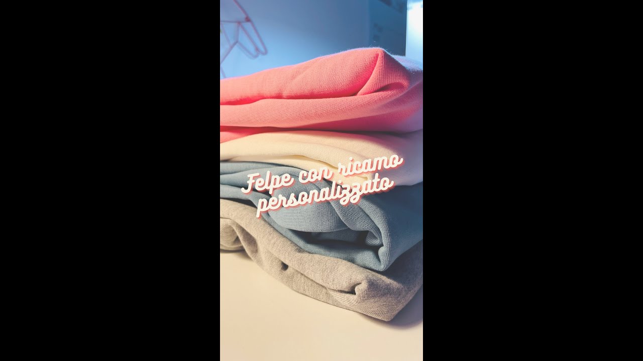 Felpe con ricamo personalizzato
