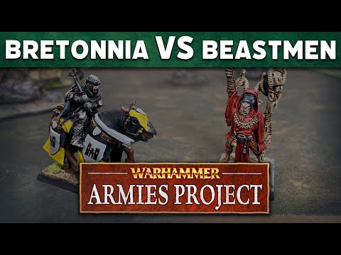 Bretonnia vs Beastmen Warhammer Armies Project Live Battle Report