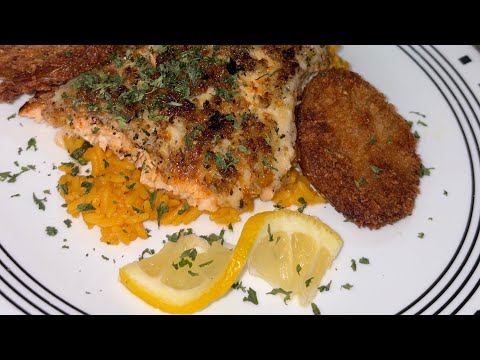 Copycat Long Horn Parmesan Crusted Salmon w/ Chef Shar #cooking #explore #makethis #trending #fyp #