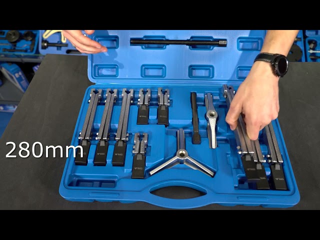 Video teaser for BRLLIANT TOOLS BT631000 Universal-Abzieher-Satz, 14-tlg [Powered by KS Tools]