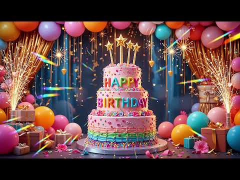Happy Birthday song 🎵🎉🎊 Cheers and joyful Happy Birthday celebration song 🎉🎊💕