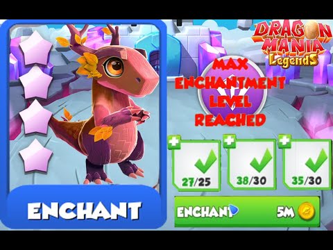 Finally! , Upgrading Autumn Dragon to Stars 8 | Dragon Mania Legends - Gameplay Part 1636 HD