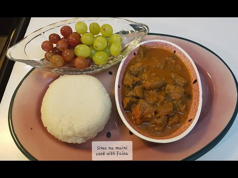 #faizaskitchen /How to Make Sima na Maini (Liver & Ugali)