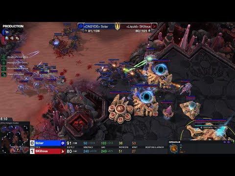 Starcraft II HomeStory Cup XXIII 2023 Jun30 SKillous(P) v Solar(Z) Game 1 MAPS - [ESL] Dragon Scales