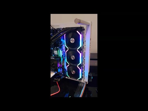 360 aio water cooler:Lian Li Galahad UNI Fan Edition,no RGB header on motherboard