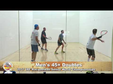 2017 IRF Senior World Championships - 45+ Men's Doubles - USA vs MEX