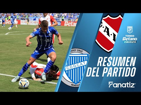 Godoy Cruz 1 vs. Independiente 1 - Resumen del Partido | #torneoclausura2025