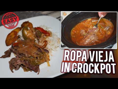 Ropa Vieja Crock Pot Recipe (EASY)
