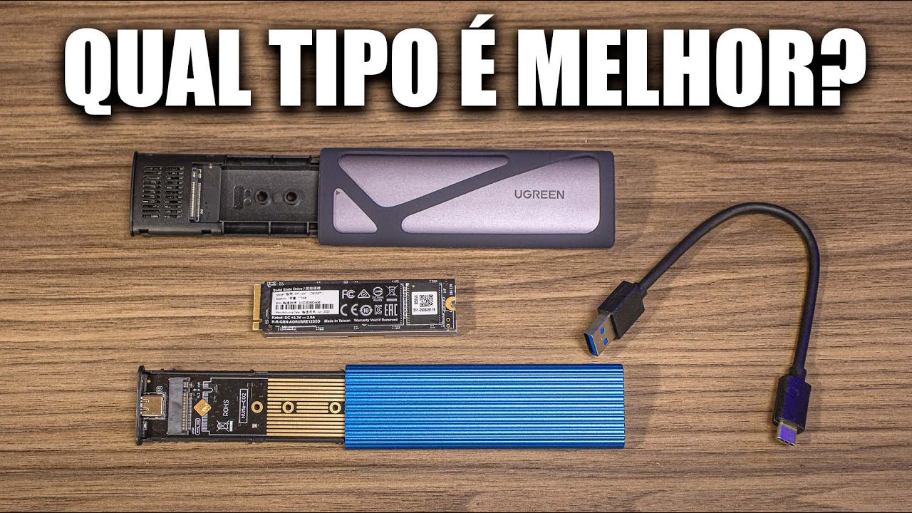 QUAL É O MELHOR CASE EXTERNO DE SSD NVME M.2? TESTE E COMPARATIVO