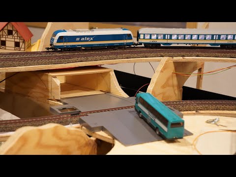 Marco's Modellbahn Teil 20 – Baufortschitt am Bachlauf und beim Car-System