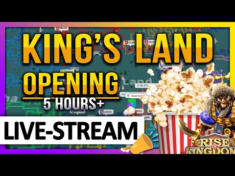 Livestream: 🔴 King's Land Opening! - Rise of Kingdoms ROK Fleisch