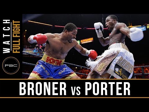 Broner vs Porter FULL FIGHT:  June 20, 2015 - PBC on NBC