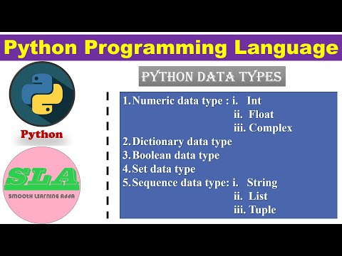 Data Types In Python Python Tutorials For Beginners Python Programming Smooth Learning Adda