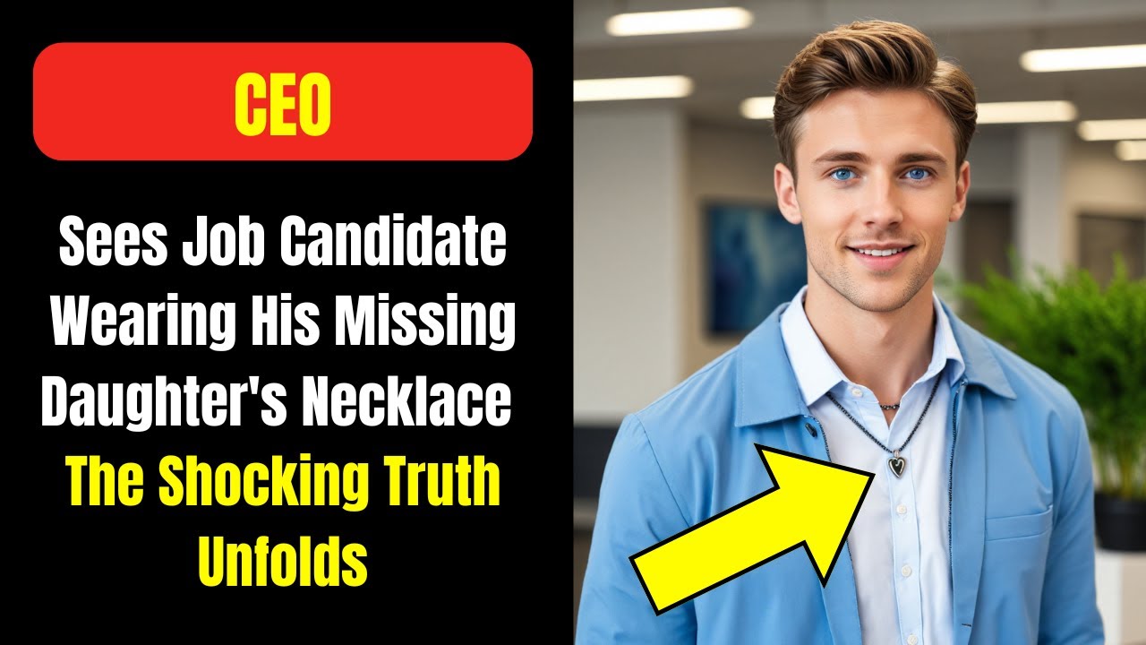 CEO Sees Job Candidate Wearing His Missing Mother's Necklace – The Shocking Truth Unfolds