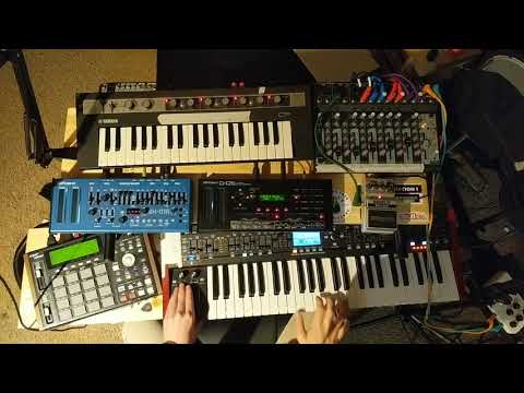Hardware Synth Setup \\ Moody & Ambient Sketch