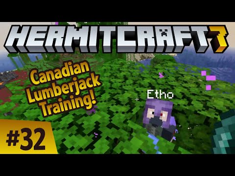 Hermitcraft 7: Etho's Lumberjack Lesson! So much jungle wood! ep 32
