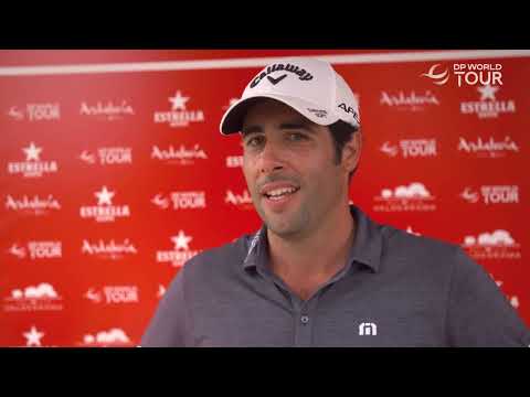 Adrian Otaegui Sunday WINNER Interview English & Spanish 2022 Estrella Damm N.A. Andalucía Masters
