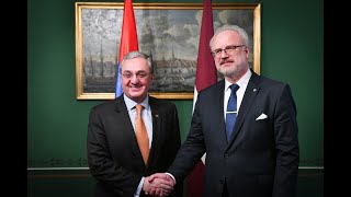 Foreign Minister Zohrab Mnatsakanyan’s meeting with the President of Latvia